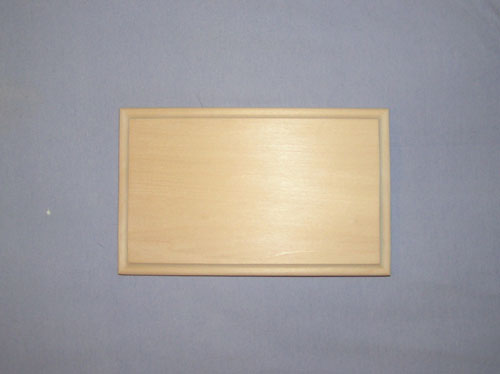 Rectangle Basswood Plaque 5" x 8"